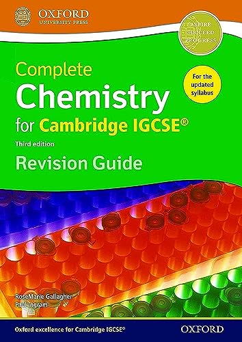 9780198308737: Complete Chemistry for Cambridge IGCSE. 3rd Edition. Revised guide: Third Edition (Complete Science for Cambridge IGCSE - updated editions)