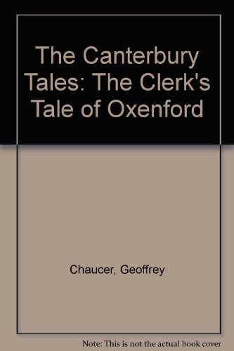 Clerk's Tale (9780198313069) by Geoffrey Chaucer