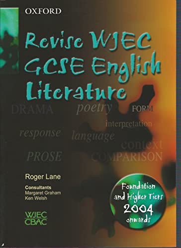 Stock image for Revise WJEC GCSE English Literature: Revise WJEC English Literature for sale by Reuseabook