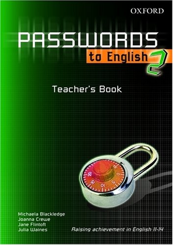 Stock image for Passwords to English: 2: Teacher's Book 2: Level 2 for sale by WorldofBooks
