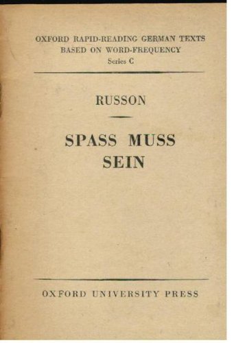 Spass Muss Sein (9780198324188) by Russon, Leslie John