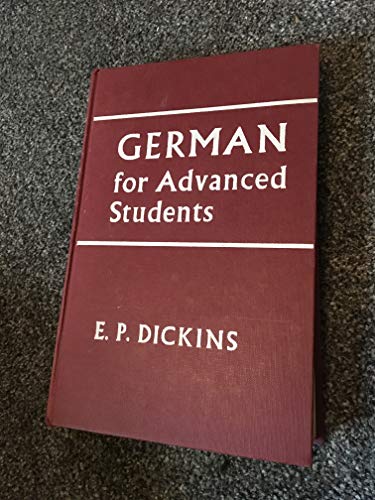 9780198324263: German for Advanced Students