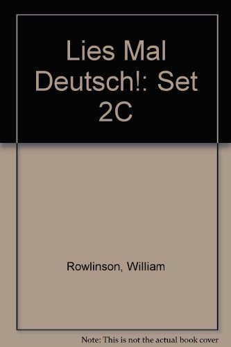 Lies Mal Deutsch!: Pack 2c (9780198324805) by Rowlinson, William; Lehnigk, Gynther