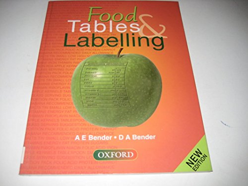 9780198328148: Food Tables and Labelling