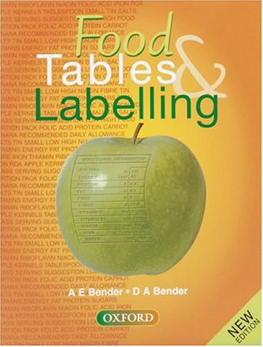 9780198328155: Food Tables and Labelling