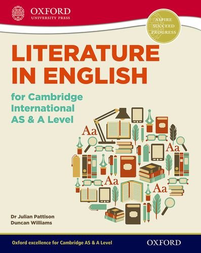 Beispielbild fr Literature in English for Cambridge International AS & A Level (CIE A Level) zum Verkauf von Phatpocket Limited