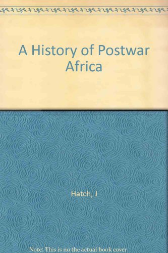 9780198335214: A History of Postwar Africa
