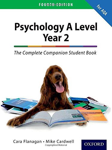 Stock image for The Complete Companion for AQA Psychology A Level: Year 2 Fourth Edition Student Book (PSYCHOLOGY COMPLETE COMPANION) for sale by Goldstone Books