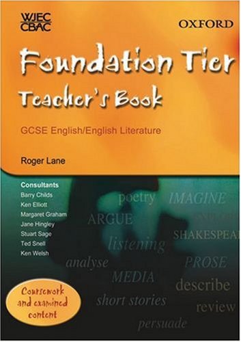 Stock image for Foundation Tier Teacher's Guide (WJEC/CBAC GCSE English/English Literature) for sale by WorldofBooks