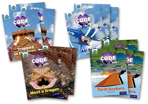 9780198363415: Project X CODE Extra: Light Blue Book Band, Oxford Level 4 Dragon Quest and Wild Rides, Class pack of 12