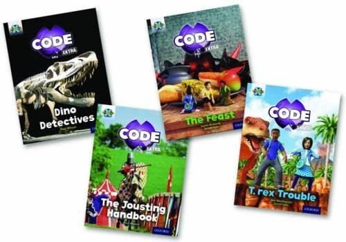 Stock image for Project X CODE Extra: Turquoise Book Band, Oxford Level 7: Castle Kingdom and Forbidden Valley, Mixed Pack of 4 for sale by Revaluation Books
