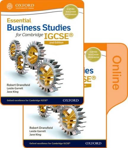 9780198364788: Essential Business Studies for Cambridge IGCSE: Print and Online Student Book Pack