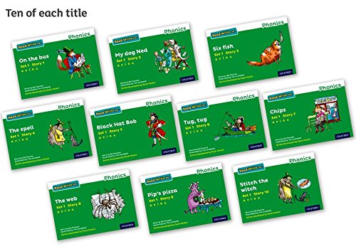 Stock image for Read Write Inc. Phonics: Green Set 1 Storybooks Pack of 100 for sale by Revaluation Books