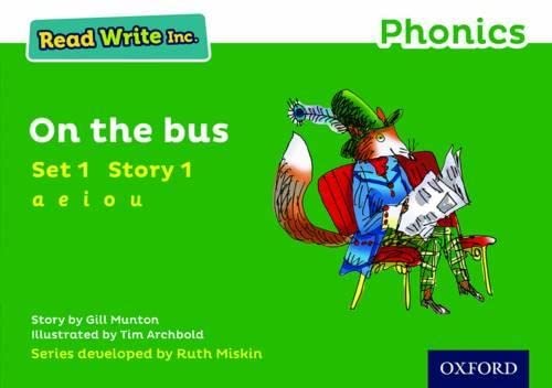 Imagen de archivo de On The Bus (Green Set 1 Storybook 1) (Read Write Inc. Phonics) a la venta por WorldofBooks