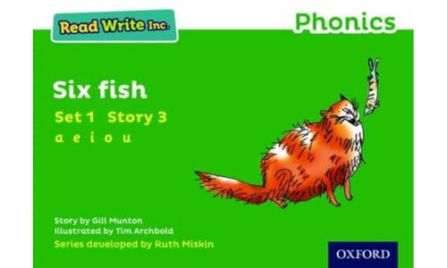 Imagen de archivo de Six Fish (Green Set 1 Storybook 3) (Read Write Inc. Phonics) a la venta por WorldofBooks