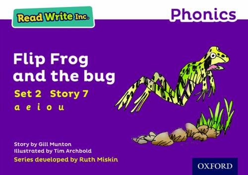 Stock image for Flip Frog and the Bug (Purple Set 2 Storybook 7) (Read Write Inc. Phonics) for sale by WorldofBooks
