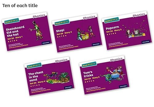 Stock image for Read Write Inc - Phonics Set 2A Purple Story Books - Colour Pack of 50 for sale by Brook Bookstore