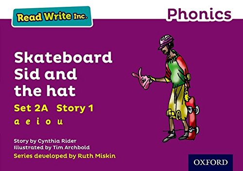 Beispielbild fr Read Write Inc. Phonics: Skateboard Sid and the Hat (Purple Set 2A Storybook 1) zum Verkauf von Blackwell's