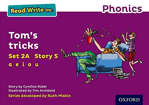 Beispielbild fr Read Write Inc. Phonics: Tom's Tricks (Purple Set 2A Storybook 5) zum Verkauf von Blackwell's