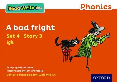 Stock image for Read Write Inc. Phonics: Orange Set 4 Storybook 3 A Bad Fright (Read Write Inc. Phonics) for sale by MusicMagpie