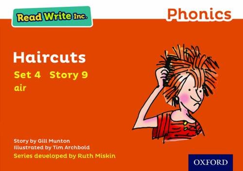 Stock image for Haircuts (Orange Set 4 Storybook 9) (Read Write Inc. Phonics) for sale by WorldofBooks