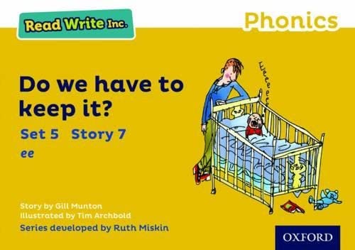 9780198372080: Do We Have to Keep it? (Yellow Set 5 Storybook 7) (Read Write Inc. Phonics)