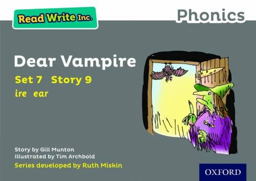 Stock image for Read Write Inc. Phonics: Grey Set 7 Storybook 9 Dear Vampire for sale by WorldofBooks