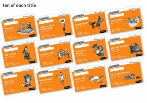 Imagen de archivo de Read Write Inc. Phonics: Black and White Orange Set 4 Storybooks Pack of 120 a la venta por Revaluation Books