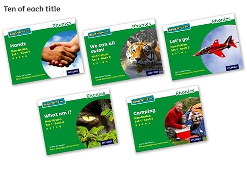 9780198373414: Read Write Inc - Phonics Set 1 Green Non-fiction Pack of 50