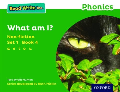 Imagen de archivo de Read Write Inc. Phonics: Green Set 1 Non-fiction 4 What Am I? a la venta por MusicMagpie