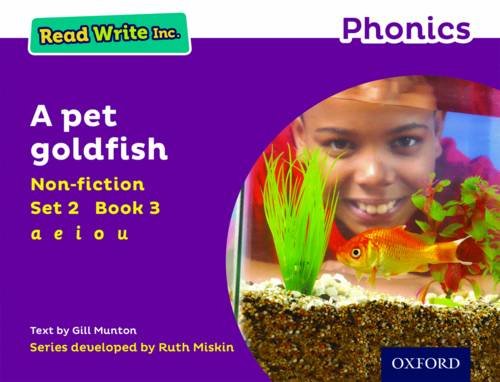 Stock image for A Pet Goldfish (Purple Set 2 Non-fiction 3) (Read Write Inc. Phonics) for sale by WorldofBooks