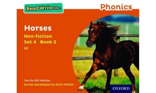 Stock image for Read Write Inc. Phonics: Horses (Orange Set 4 Non-fiction 2) for sale by MusicMagpie