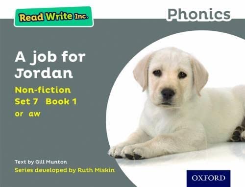 Immagine dell'editore per Read Write Inc. Phonics: Grey Set 7 Non-fiction 1 A Job for Jordan venduto da medimops