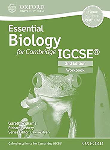 Imagen de archivo de Essential Biology for Cambridge IGCSE® Workbook: Second Edition (Essential Science for Cambridge IGCSE) a la venta por WorldofBooks