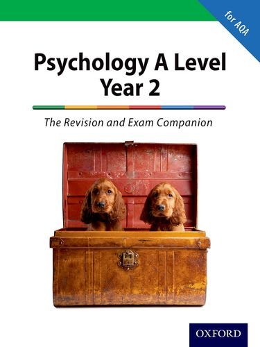 Stock image for Psychology A Level Year 2 : The Revision and Exam Companion for AQA for sale by Better World Books Ltd