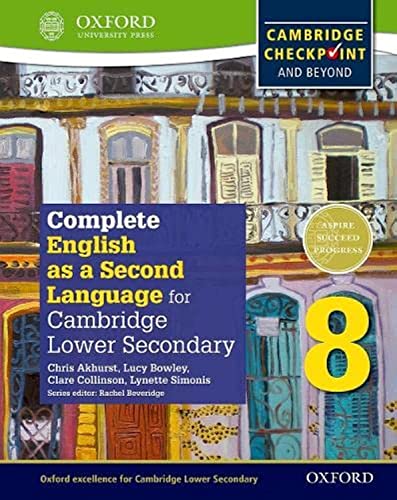 Beispielbild fr Complete English as a Second Language for Cambridge Lower Secondary Student Book 8 (Cie Checkpoint) zum Verkauf von Monster Bookshop