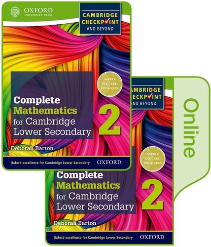 : Cambridge ... Maths for Cambridge Secondary 1 Checkpoint-Student's book Con espansione online Complete mathematics for Cambridge IGCSE secondary 1 Per la Scuola media Vol. 3 