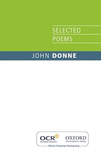 Beispielbild fr OCR John Donne Selected Poems zum Verkauf von AwesomeBooks