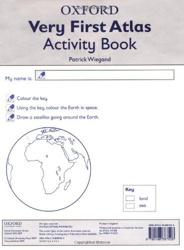 Imagen de archivo de Oxford Very First Atlas Activity Book a la venta por Buchpark