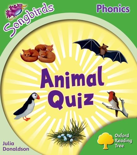 Stock image for Oxford Reading Tree: Level 2: More Songbirds Phonics: Animal Quiz for sale by AwesomeBooks