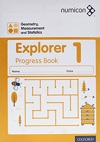 Imagen de archivo de Geometry, Measurement and Statistics 1 Explorer Progress Book (Numicon Teaching Programme) a la venta por Brit Books