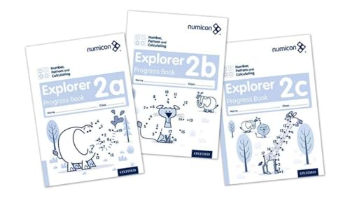 Imagen de archivo de Numicon: Number, Pattern and Calculating 2 Explorer Progress Books ABC (Mixed pack) a la venta por Greener Books