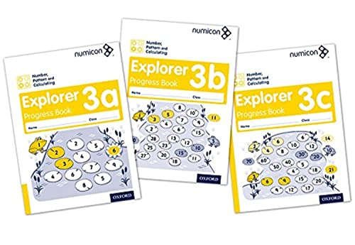 Stock image for Numicon Number, Pattern and Calculating. 3 Explorer Progress Book for sale by Blackwell's