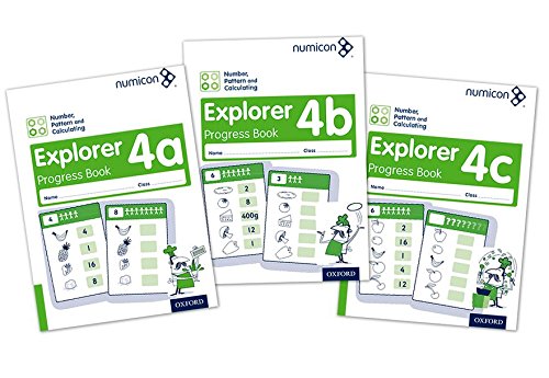 Stock image for Numicon Number, Pattern and Calculating. 4 Explorer Progress Book for sale by Blackwell's