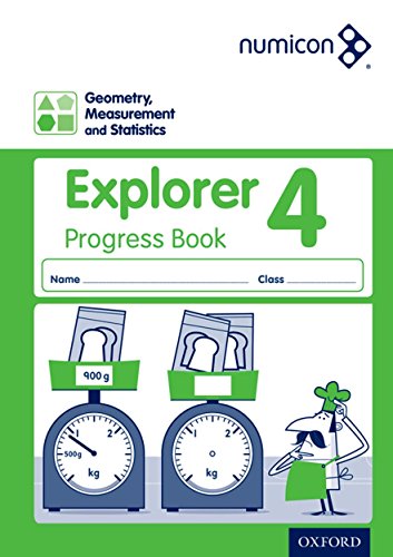Stock image for Numicon: Geometry, Measurement and Statistics 4 Explorer Progress Book (Numicon Teaching Resources) for sale by AwesomeBooks