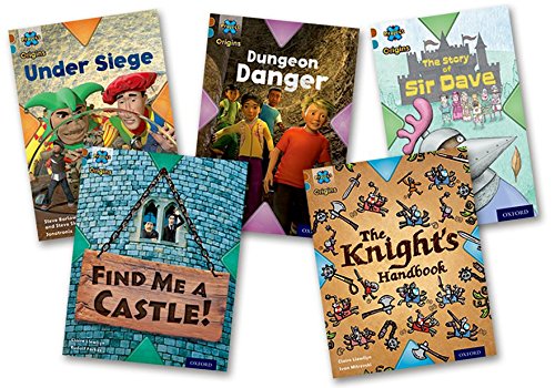 Stock image for Project X Origins: Brown Book Band, Oxford Level 9: Knights and Castles: Mixed Pack of 5 for sale by Blackwell's