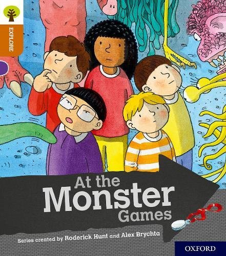 Imagen de archivo de Oxford Reading Tree Explore with Biff, Chip and Kipper: Oxford Level 8: At the Monster Games a la venta por WorldofBooks