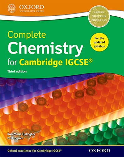 Beispielbild fr Complete Chemistry for Cambride IGCSERG Student Book (CIE IGCSE Complete Series) zum Verkauf von Book Deals