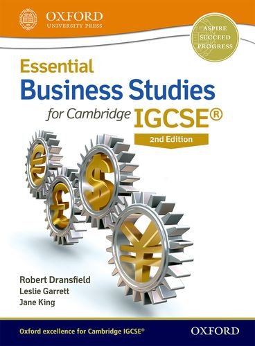 Beispielbild fr Essential Business Studies for Cambridge IGCSE Student Book (Cie Igcse Essential) zum Verkauf von medimops