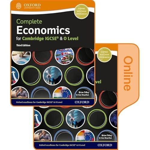 Imagen de archivo de Complete Economics for Cambridge Igcse and O Level Print and Online Student Book: With Access Code Card (eng) a la venta por Brook Bookstore